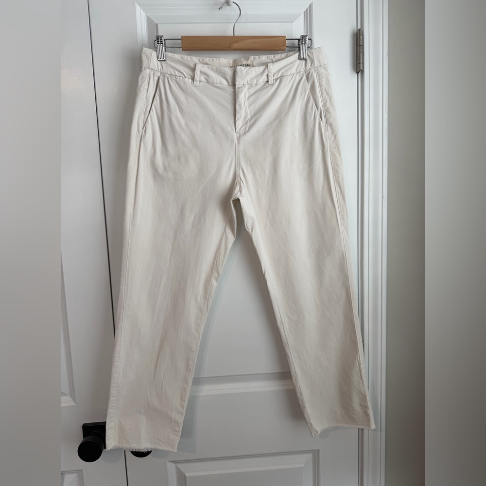 Nili Lotan Women’s East Hampton Pant Eggshell Size 8 - Picture 1 of 10